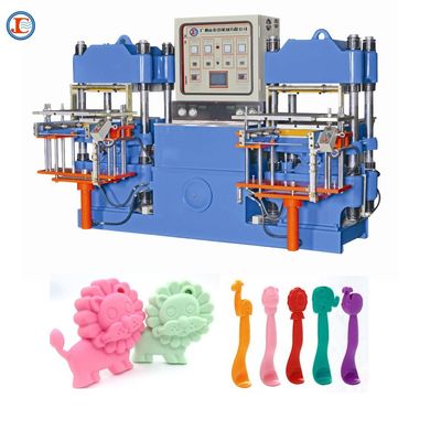 Machine de presse à chaud à vulcanisation hydraulique pour la fabrication de produits en caoutchouc silicone de l'usine de Chine