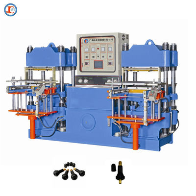 Machine hydraulique en caoutchouc machine de presse vulcanisante pour la fabrication de soupapes pneumatiques sans tube pour voitures