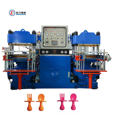 Prix de la machine de vulcanisation de silicone machine de presse pour l' alimentation des ustensiles d' entraînement doux bébé mini silicone bébé cuillère fourchette