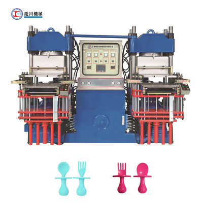 Machine de fabrication de moisissures en silicone/machine de moulage par compression sous vide pour fabriquer des fourches et des cuillères en silicone