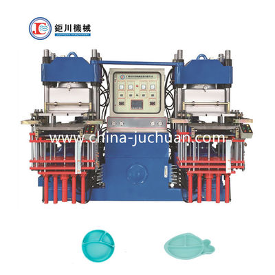 Machine de moulage de caoutchouc à compression hydraulique pour fabriquer une plaque d'aspiration en silicone pour nourrir le bébé