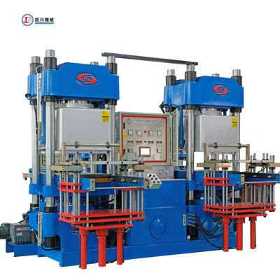OEM en caoutchouc elliptique de machine de moulage par compression de vide du cadre 3KW*2