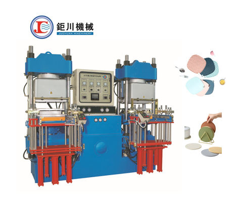 Machine à caoutchouc en silicone à vide bleu de haute productivité avec CE pour la fabrication de produits en silicone en caoutchouc
