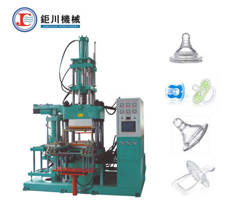 Machine automatique de moulage par injection de silicone de couleur verte pour les produits en silicone