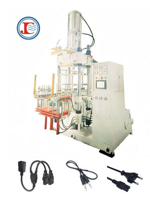 Machine de moulage par injection de silicone liquide verticale pour pièces de câbles électriques en silicone