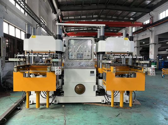 Machine de pressage à chaud à vulcanisation de plaques pour la fabrication de pièces d'automobile/ absorbeur de chocs en caoutchouc
