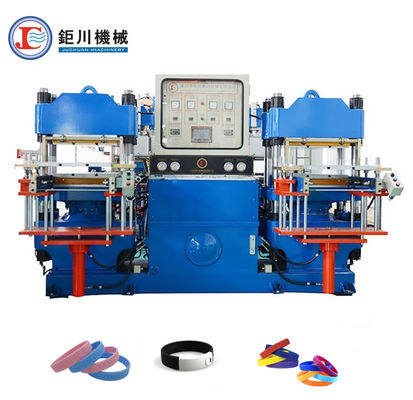 Machine de fabrication à pression chaude à haute efficacité hydraulique à vulcanisation pour fabriquer des bracelets en caoutchouc de silicone en provenance de l'usine chinoise