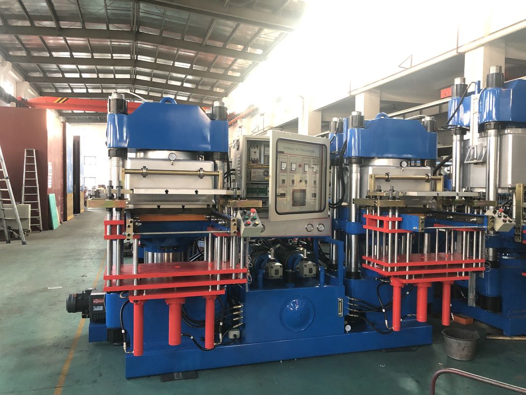 Machine à caoutchouc en silicone à vide bleu de haute productivité avec CE pour la fabrication de produits en silicone en caoutchouc