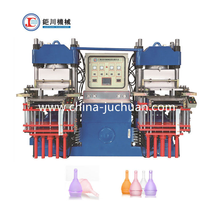 Machine de moulage par compression de produit de machine de presse de silicone pour faire à silicone la tasse menstruelle