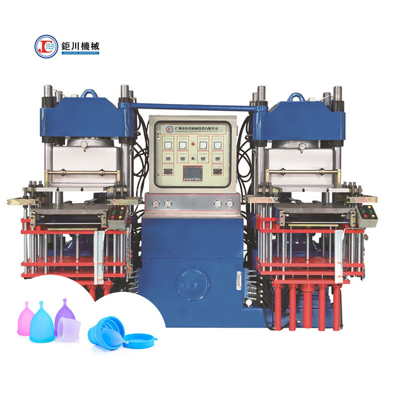 Machine de moulage par compression de produit de machine de presse de silicone pour faire à silicone la tasse menstruelle