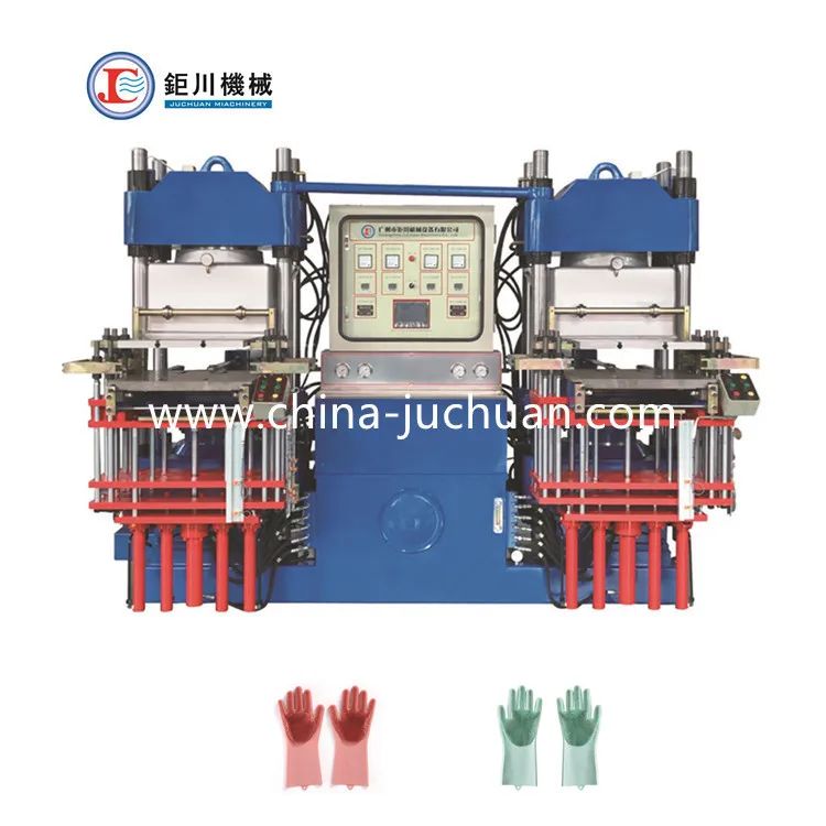 Chine Prix d'usine Hydraulique Vulcanisation Machine de presse à chaud pour la fabrication de gants en caoutchouc de silicone